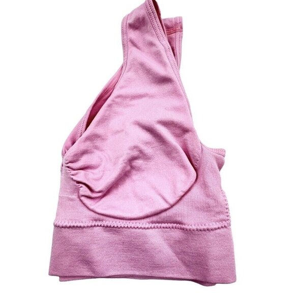 Activewear Sports Bras Set of 2 Size M Nylon Spandex Blue Pink - Picture 5 of 12